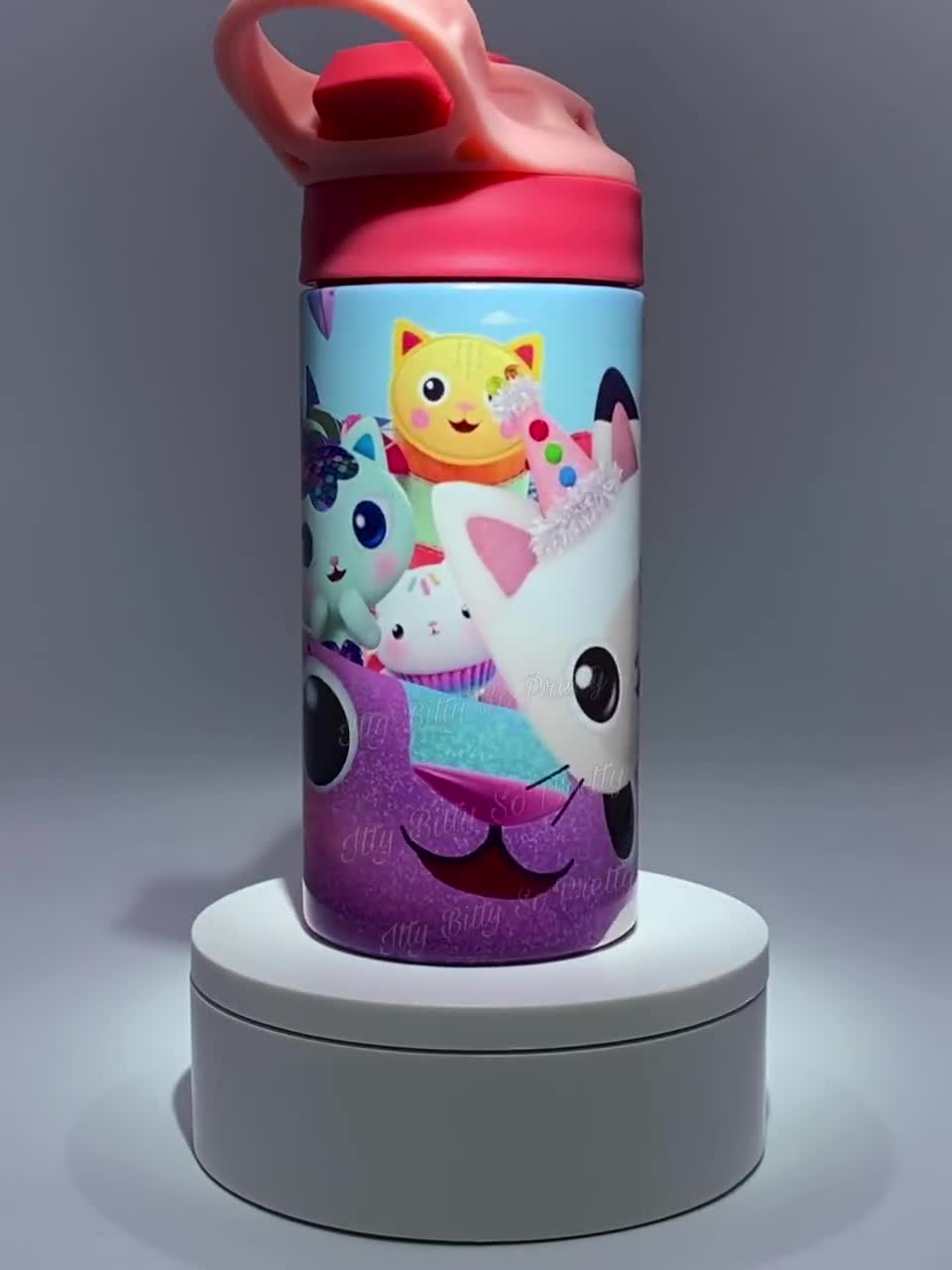 Turning Red Panda Meilin Mei Lee Glow in the Dark Kids Water Bottle Steel  UV Color Changing Tumbler 