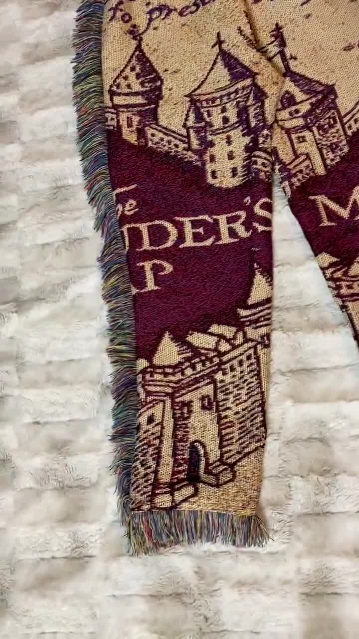 PureSassBoutique Blanket Fringe Tapestry Pants