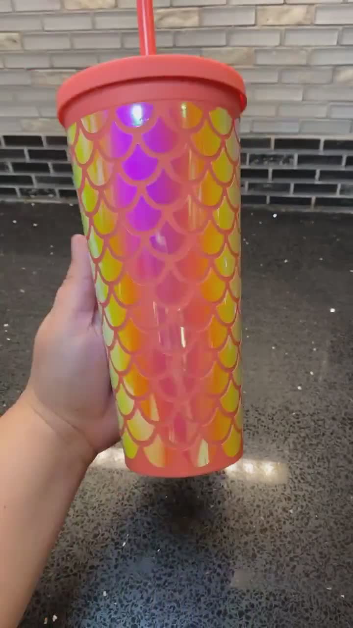 22oz Mermaid Scales Cup