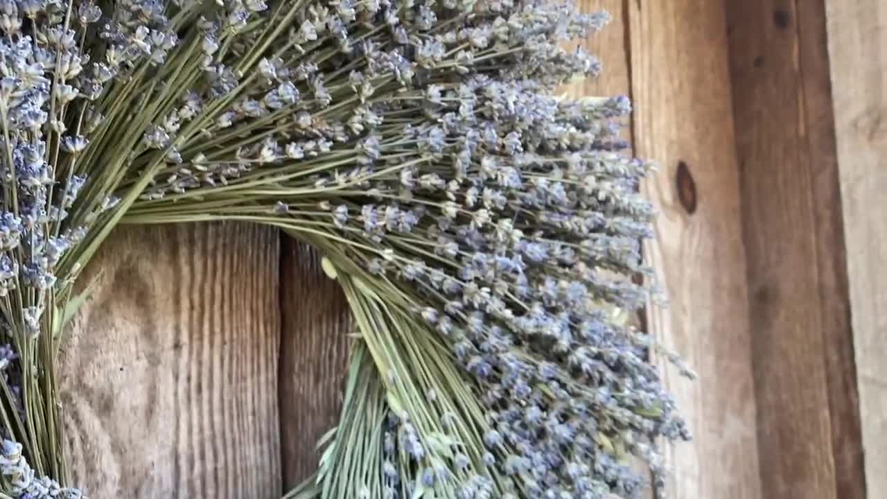 dried lavender garden wreath- 19-20 Best seller! Summer decor - handm –  The Gathering Garden