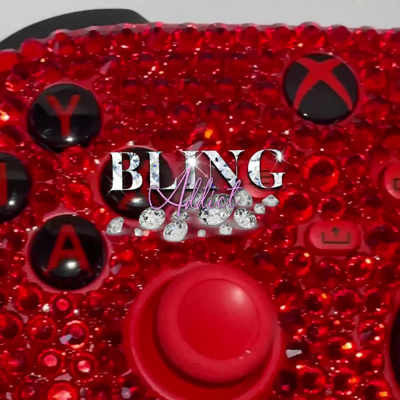 Custom Handmade Bling,glam Rhinestone Gems, Crystal Sparkly, Bedazzled  Girly Gamer Girl, Xbox/ps4,video Game Electronic Wireless Controllers 