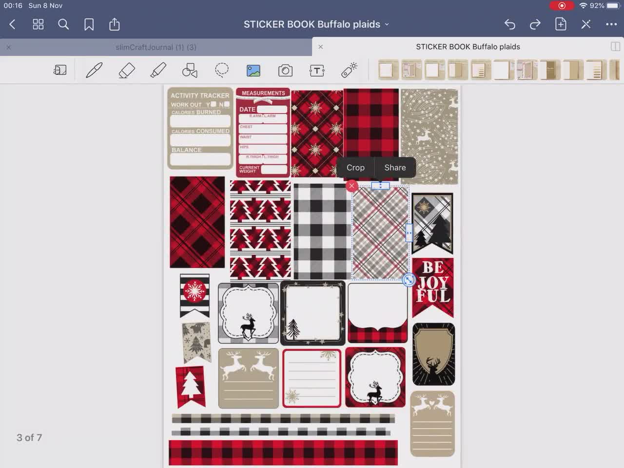 Printable CHRISTMAS Planner Stickers, Christmas Scrapbook Stickers