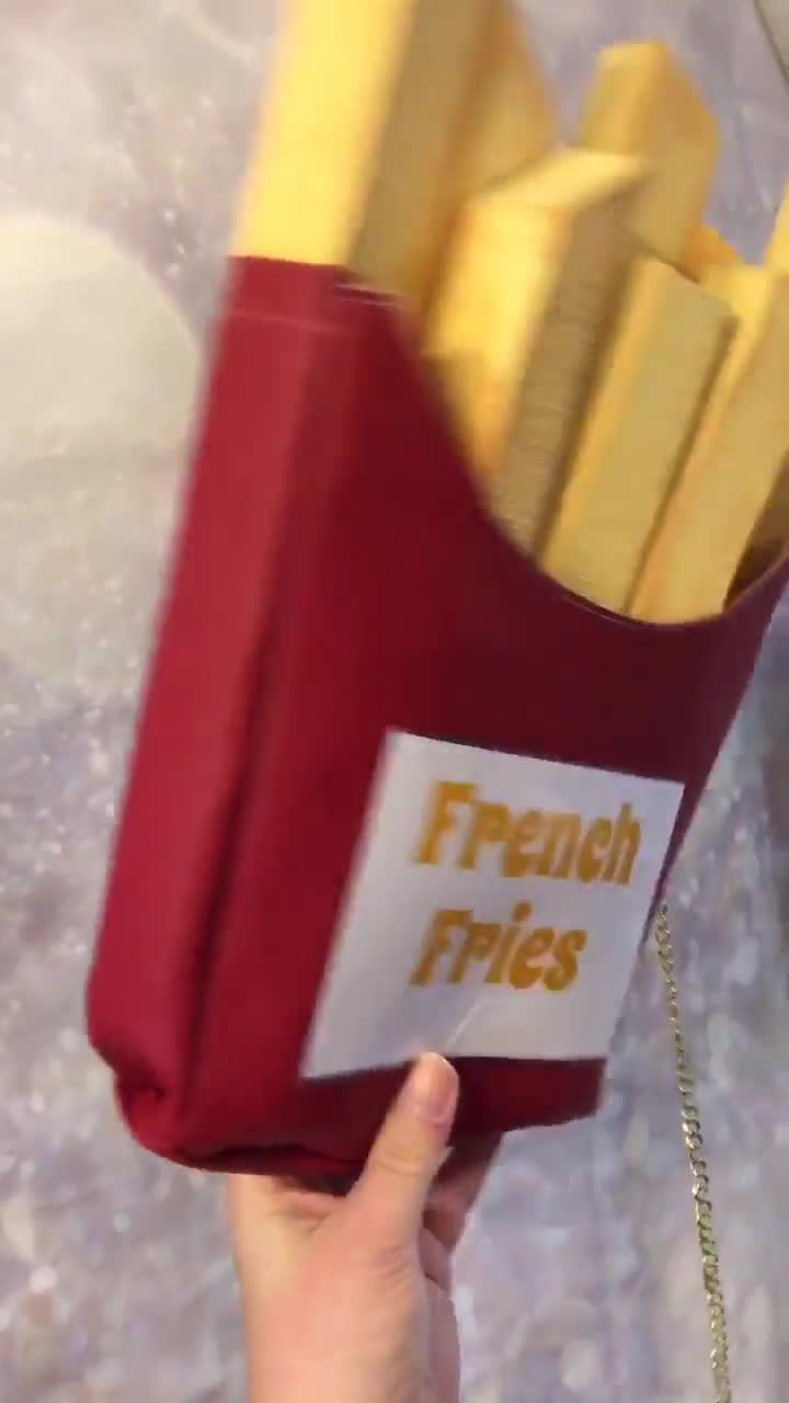 French Fry Purse Food Purse Fake Food Purses Food Fashion Fake 