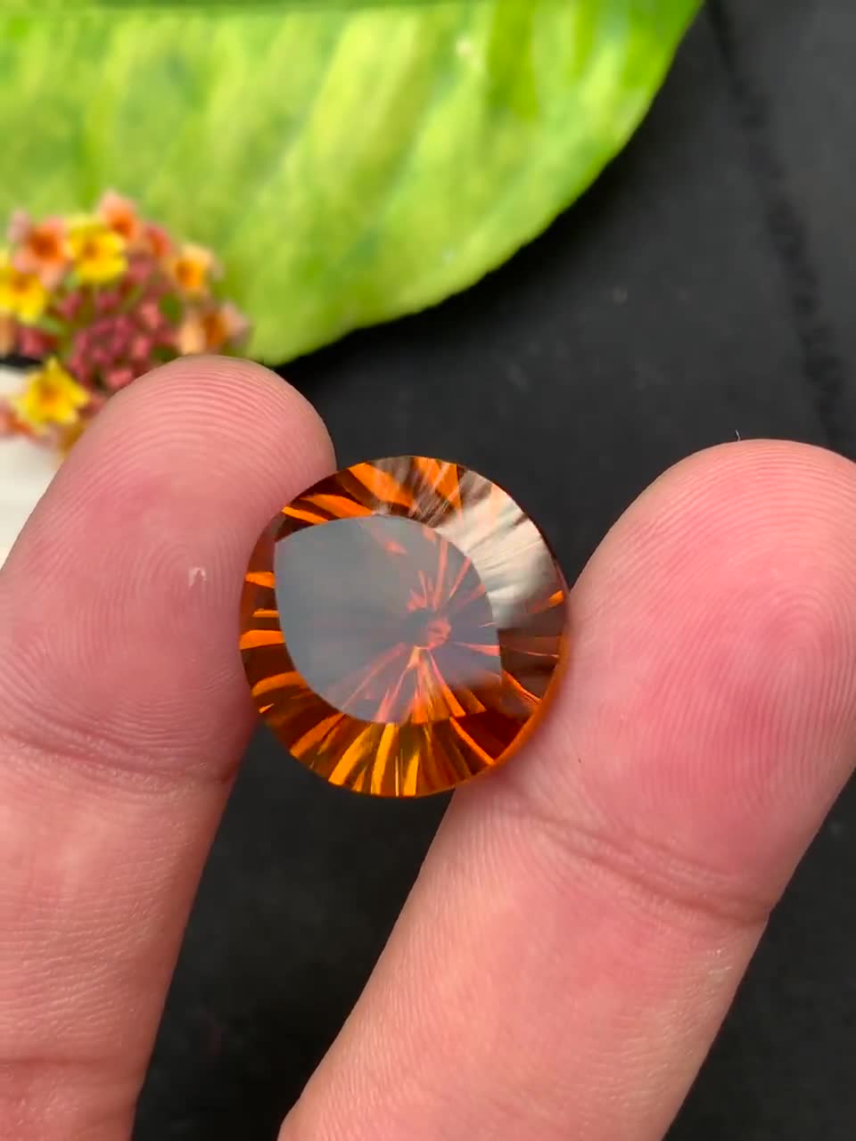 Gem Stones Orange Glow Print (C8350 OrangeGlow)