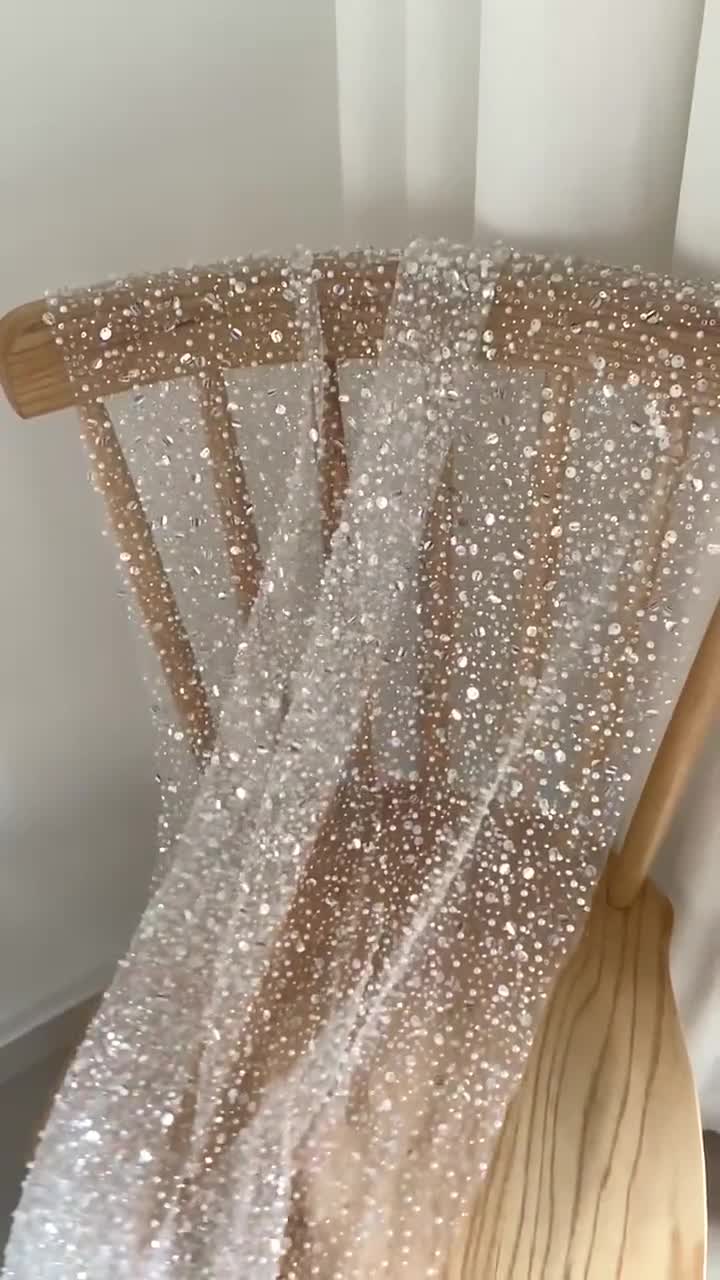 Nuova rotonda francese paillettes tessuto di pizzo con grandi paillettes  JRB-43106 ricamato tulle pizzo paillettes Africano del merletto per il  vestito da partito - AliExpress