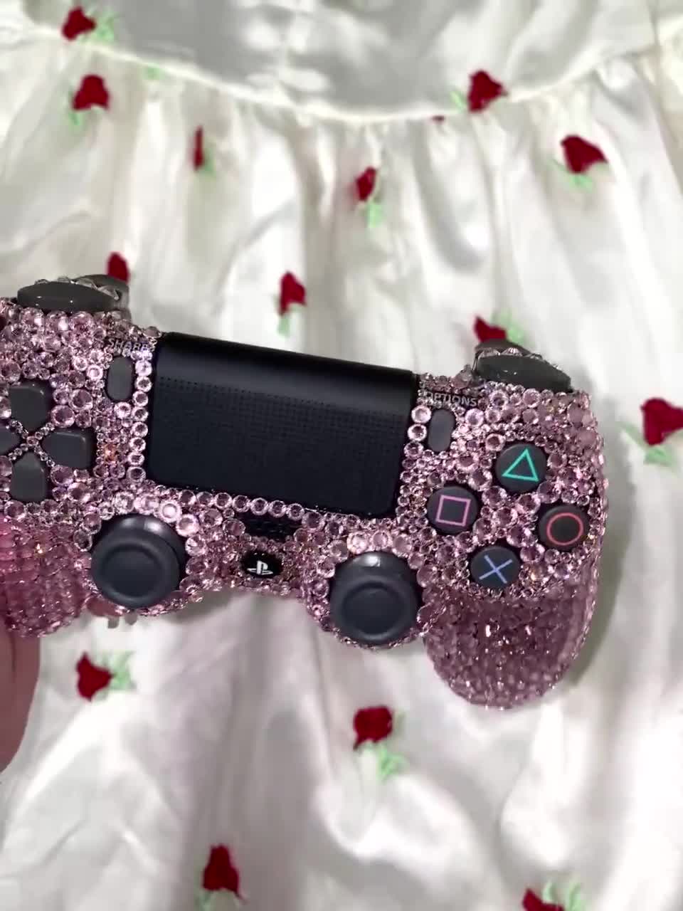 Custom Handmade Bling,glam Rhinestone Gems, Crystal Sparkly, Bedazzled  Girly Gamer Girl, Xbox/ps4,video Game Electronic Wireless Controllers 