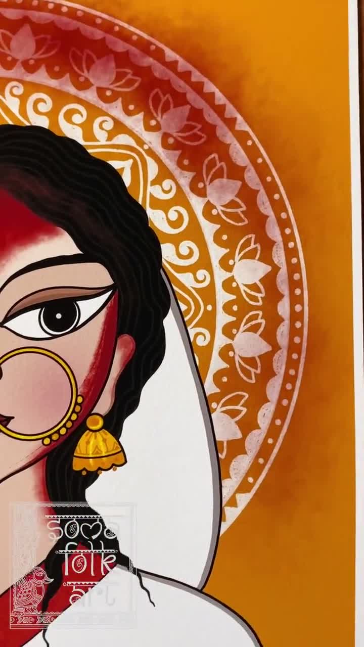 Sindur Khela Painting by Krishna Mitra  Pixels