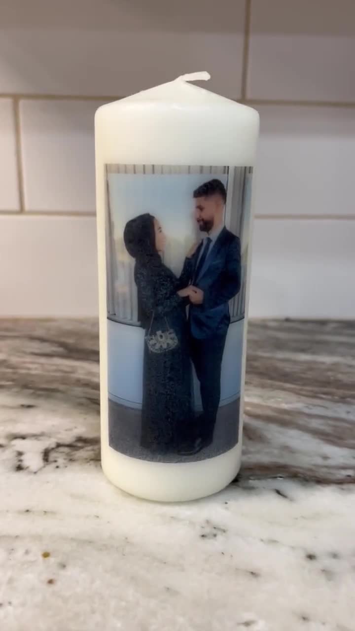 Personalized Custom Customization Large Candle With Image - Etsy
