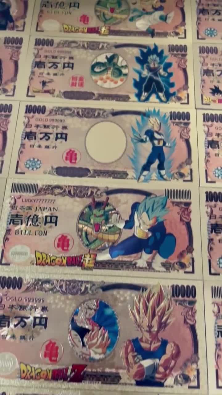 Pièces de Monnaie et Billets Dragon Ball - Sangoku Univers