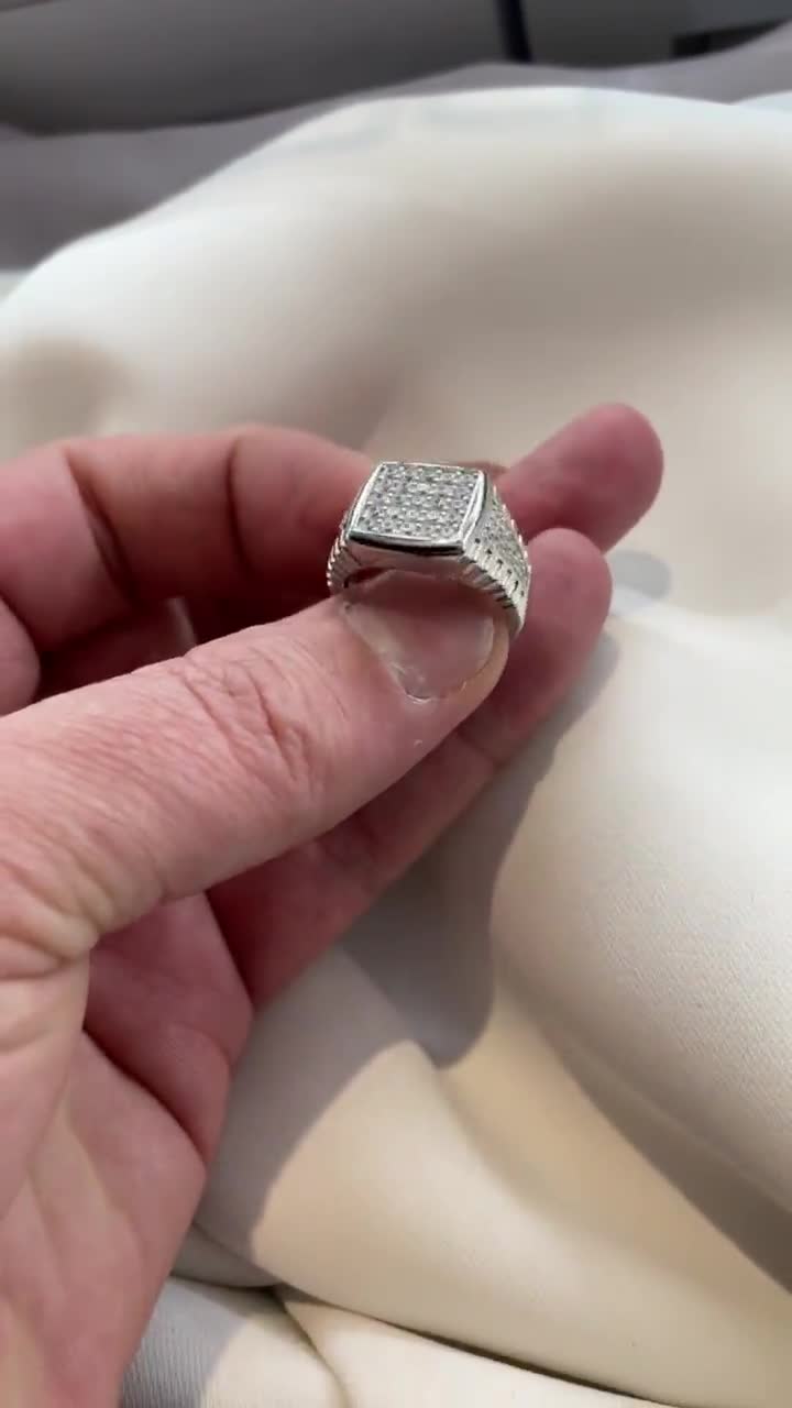 Ring Silber 925 Mit 3 Grossen Steinen (Gebraucht) In Basel Für CHF 40 - Mit Lieferung Auf