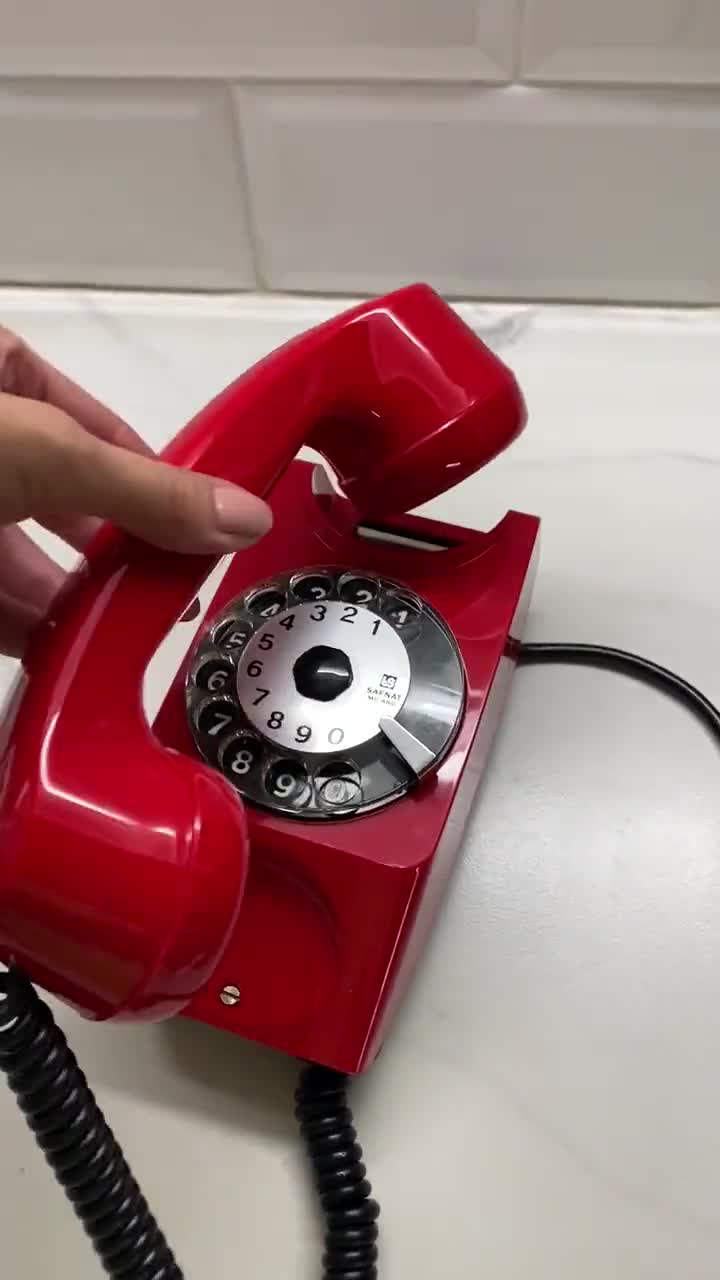 TELEFONO VINTAGE SEGRETERIA SAFNATES ANNI60/70