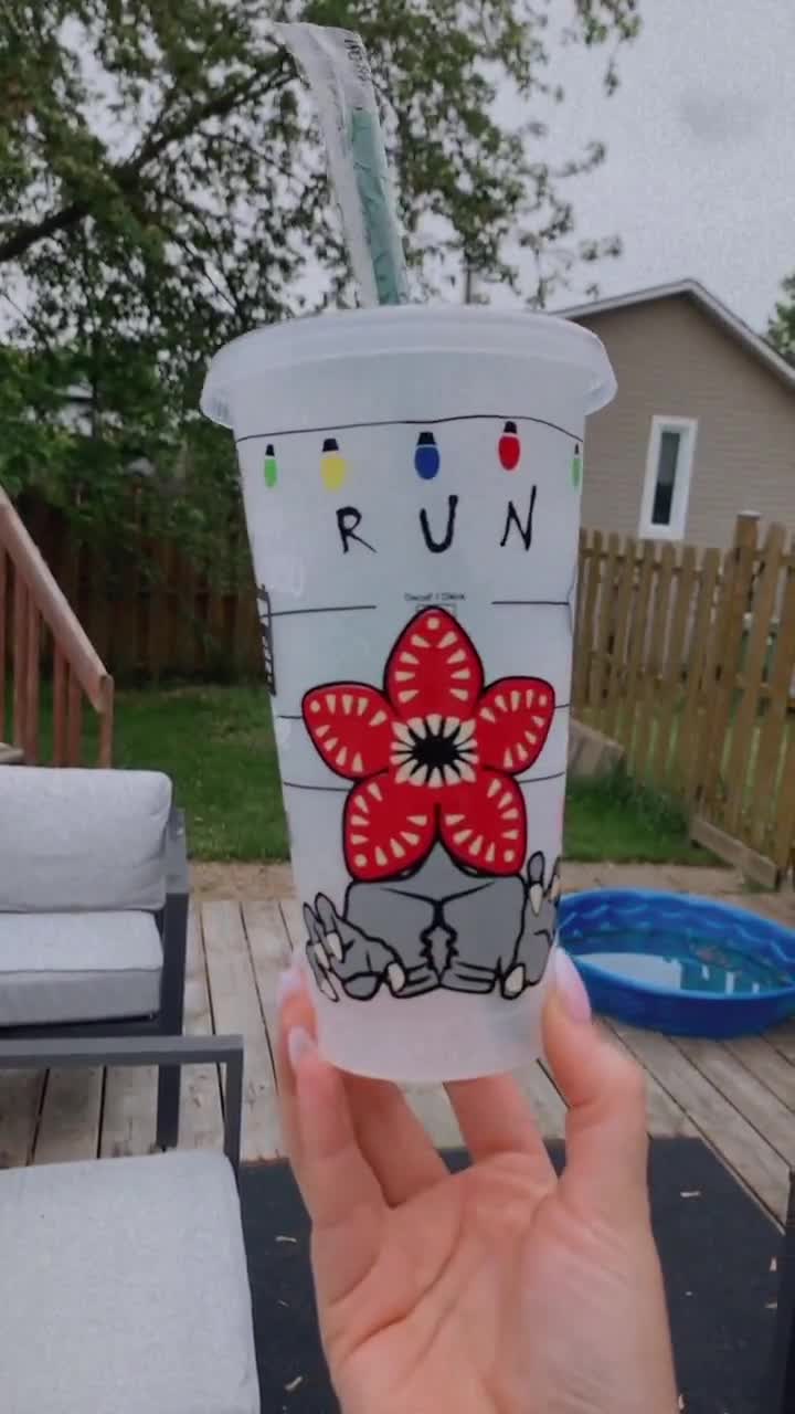 2 stranger things cups getting their - Tumblers and Beyond