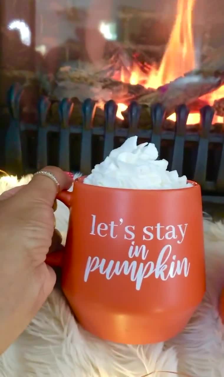 I Want Pumpkin Everything Campfire Mug, Fall Mug, Autumn Mug, 15 oz Pumpkin  Spice Latte PSL Coffee Mug, Fall Decor, Pumpkin Decor Coffee Cup