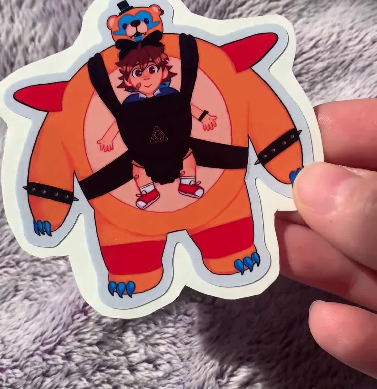 Monty Promo Gregory fnaf Freddy fnaf meme  Sticker for Sale by