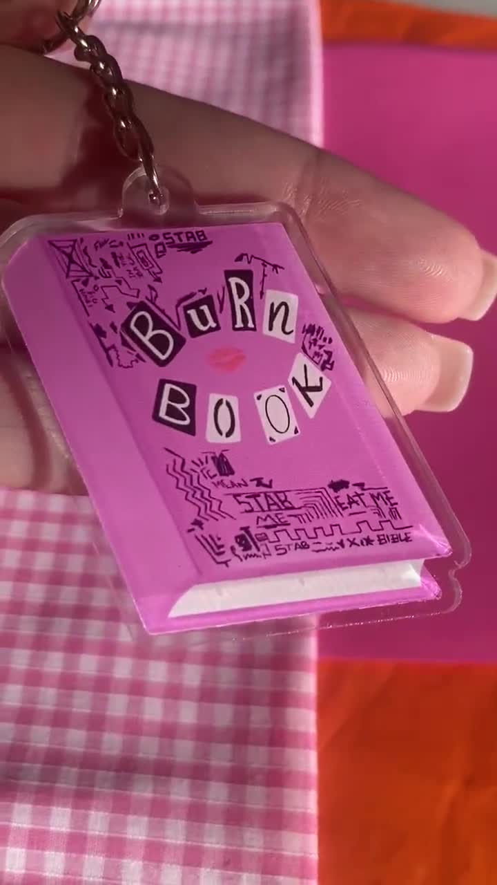 Burn Book Mean Girls Kiss Cell Phone Ring Holder Finger Ring Stand