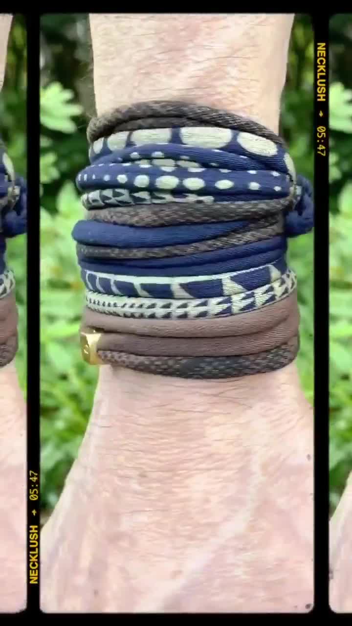 Neogram Leather Wrap Bracelet