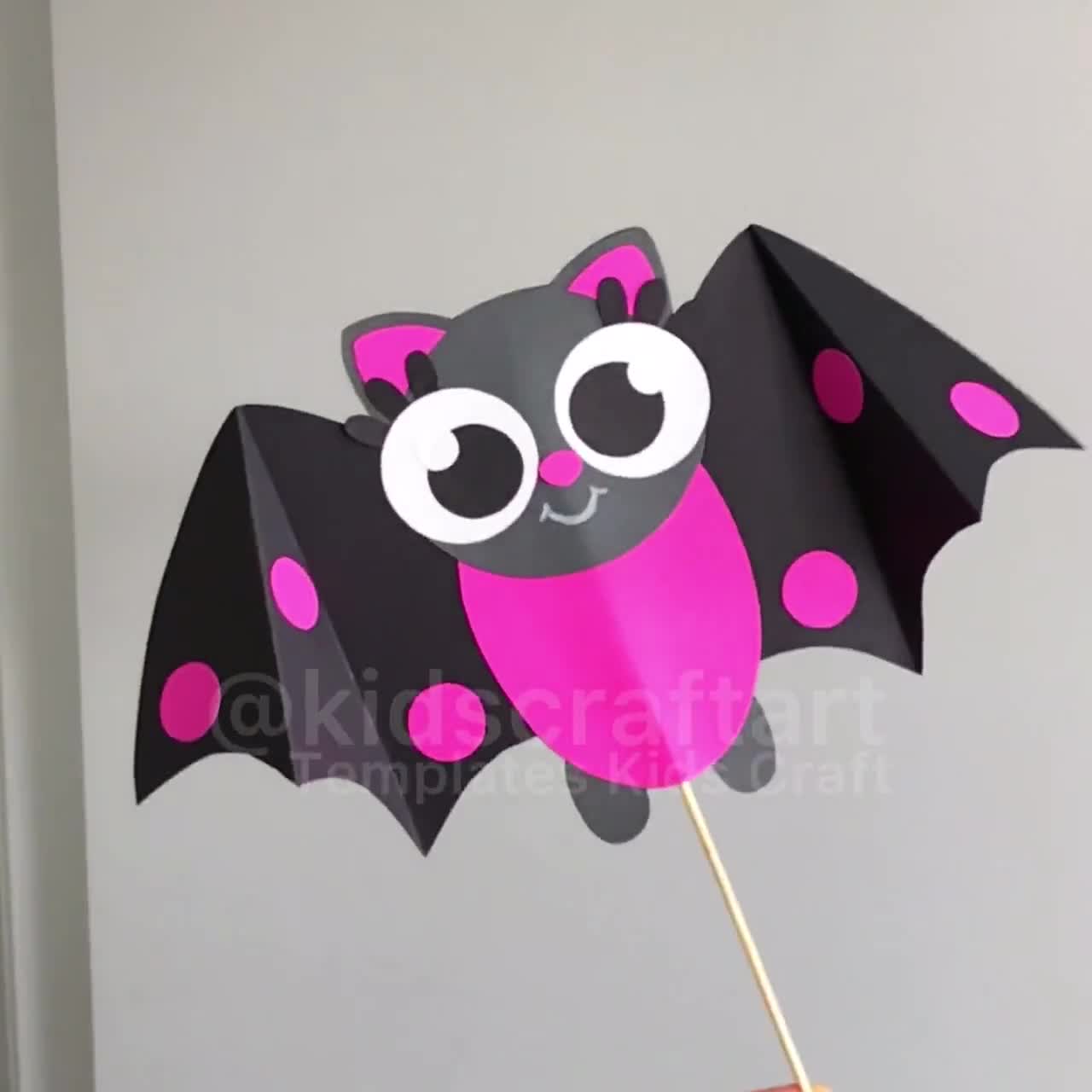 Printable Bat, Create a Bat Cut and Paste Craft With Coloring Sheet. -   Israel
