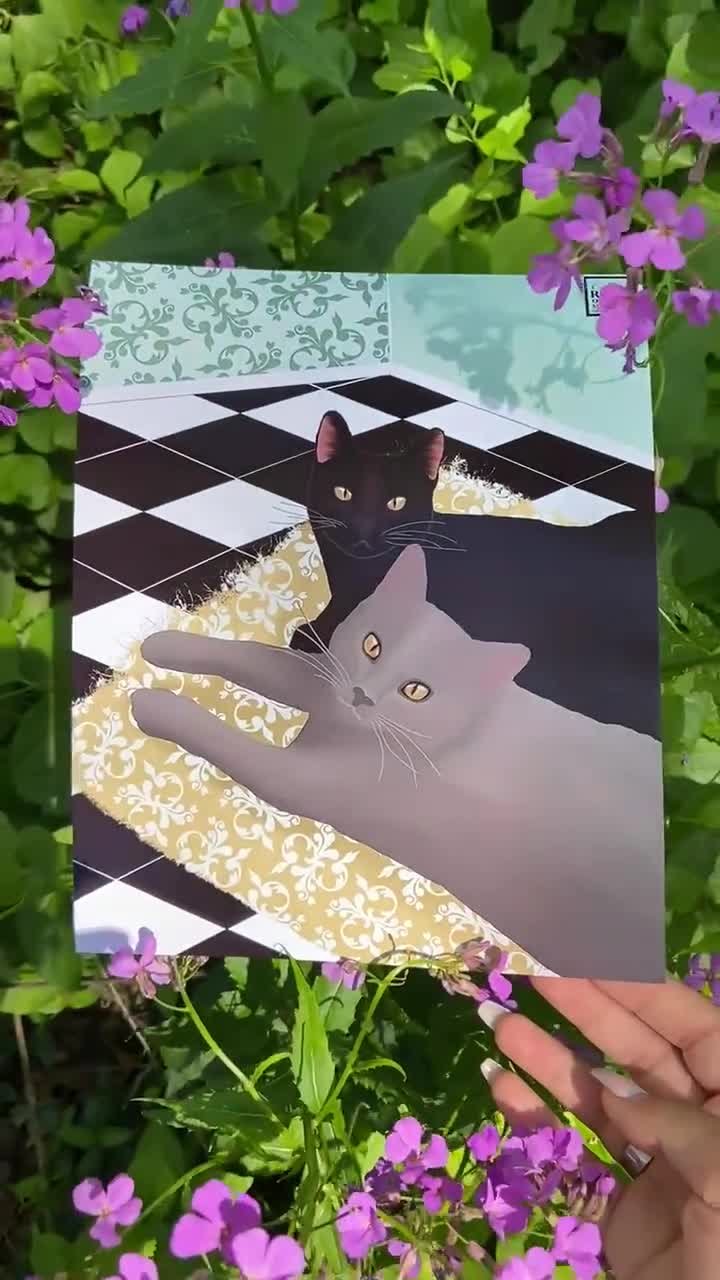 MUSHI 100 Stickers de GATOS paquete con stickers de gatitos de
