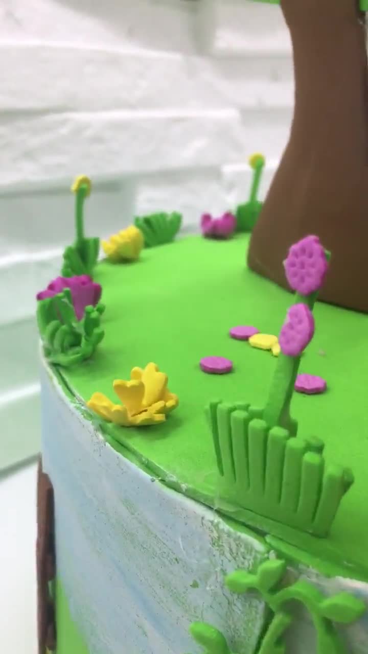 Torta compleanno scenografica personaggio Bing-torta in gomma eva-bing in  3D-fatto a mano -  België
