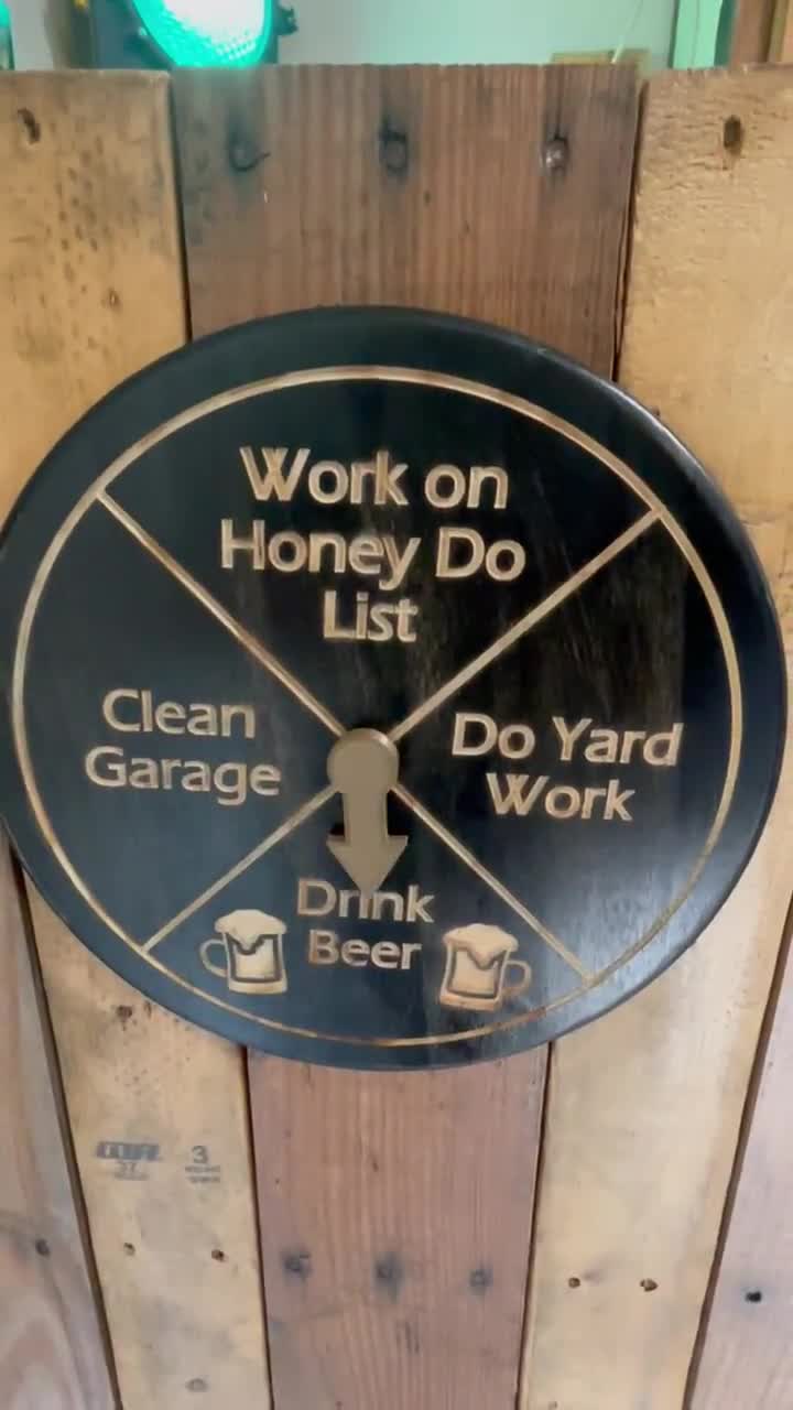 Drink Beer Chore Wheel 