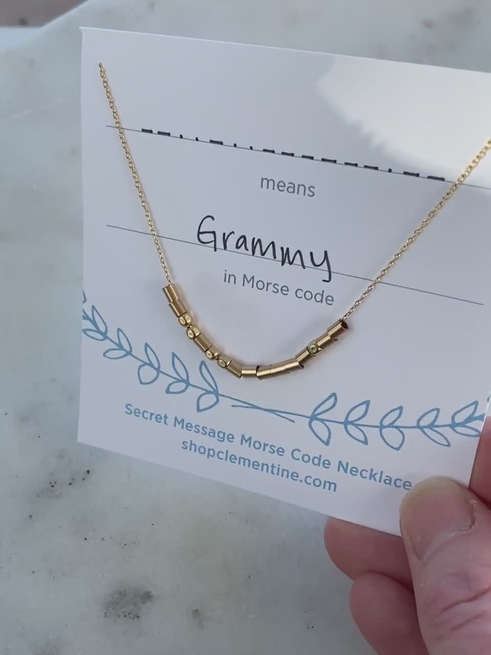 Silver Morse Code Necklace Blessed Necklace Blessed in Morse Code Sterling  Silver and Gold Filled Custom Personalized Graduation Gift - Etsy | Morse  code necklace, Blessed necklace, Morse code