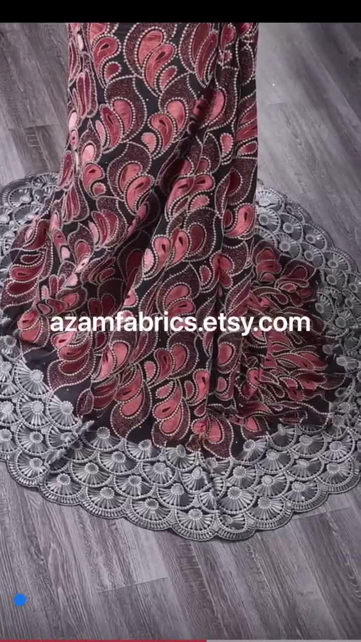 Latest Design African Cotton Swiss Voile Lace Fabric High Quality