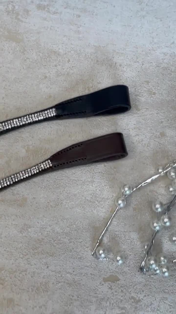 Cwell Equine U Shape Bling Crystal Browband 4 File a Scelta