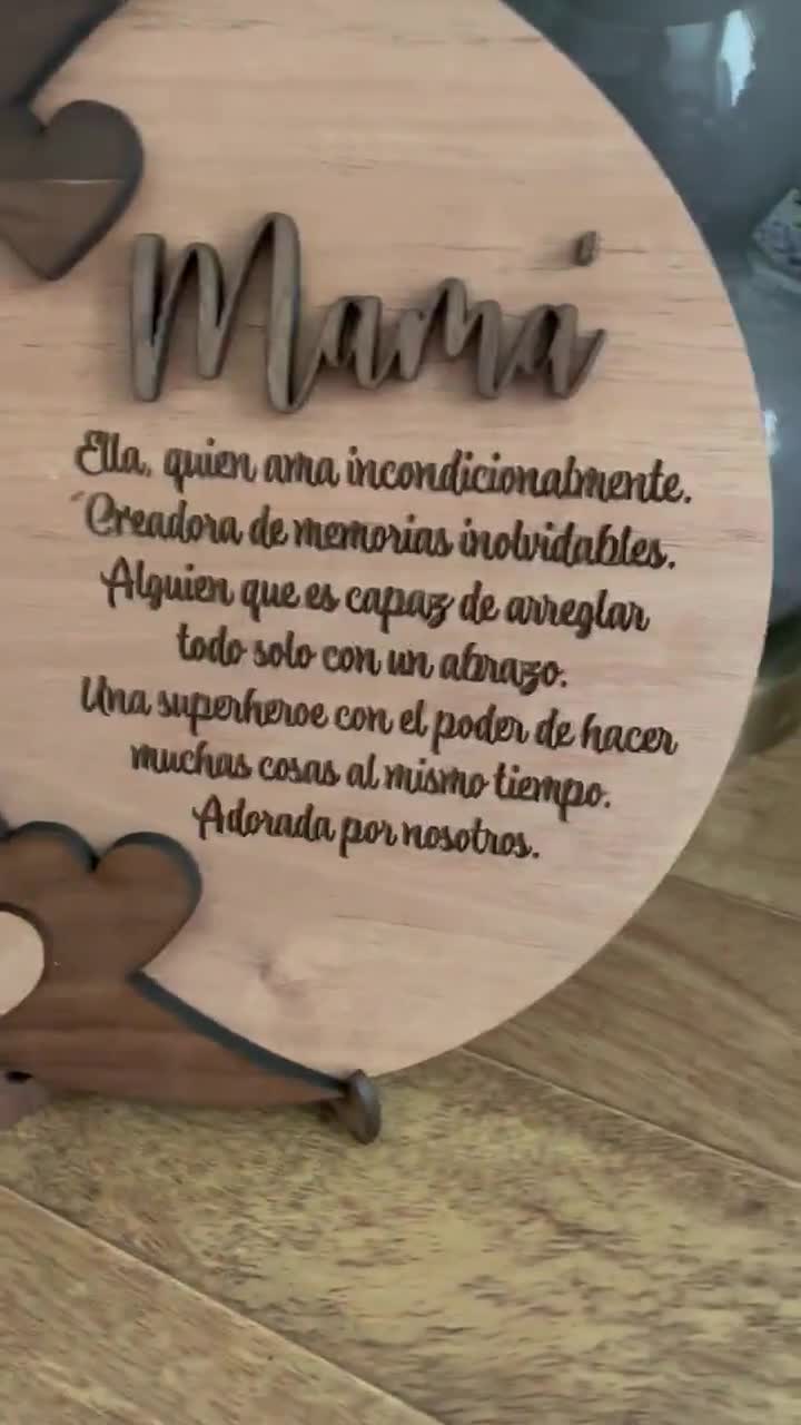 Regalo Día De Las Madres, Regalo Para Mamá, Regalo Personalizado Día De Las  Madres, Abuela, Abuelita 