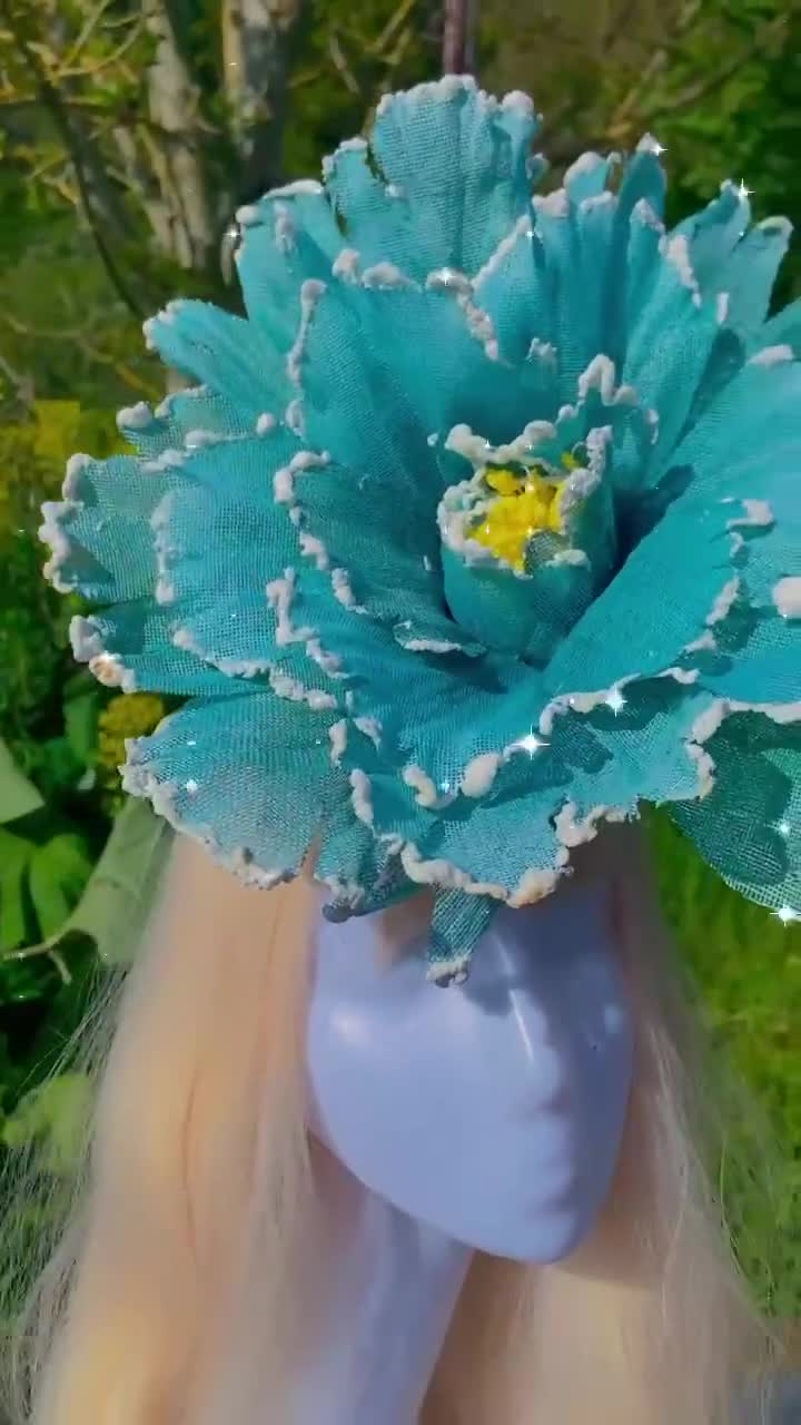 DIY Rave Flower Hat Tutorial 