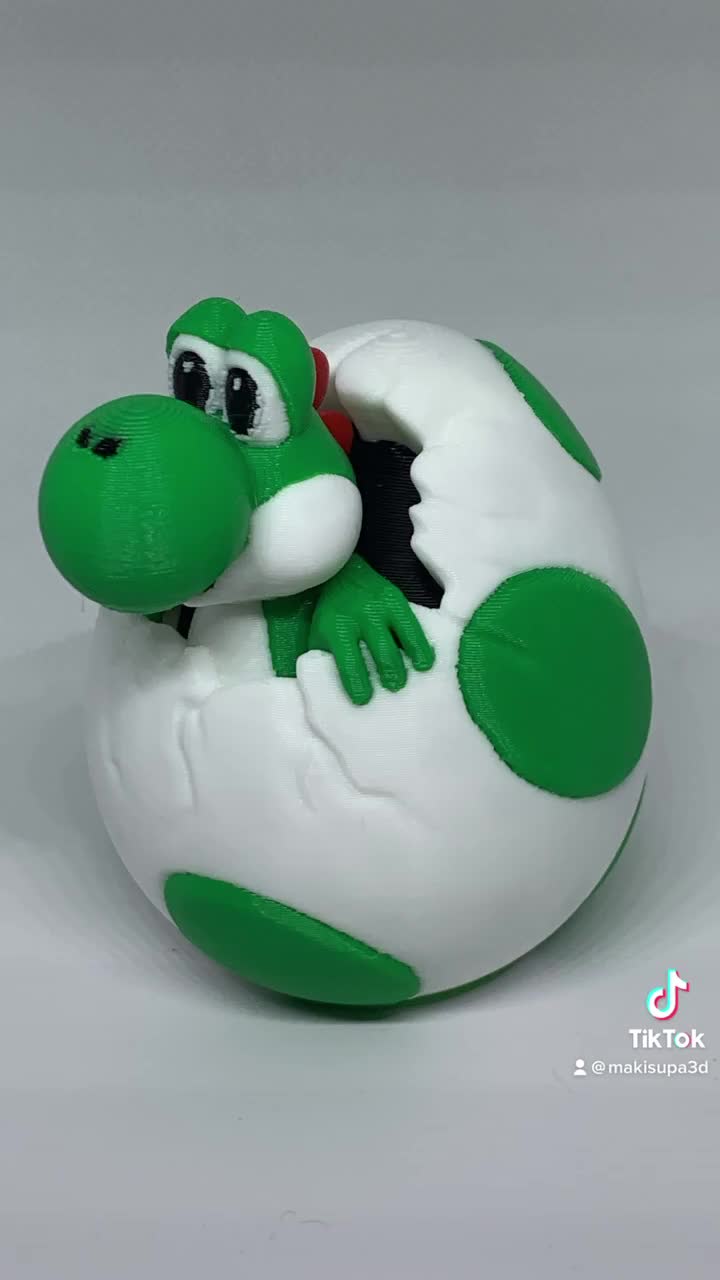 3D file Yoshi egg 🥚・3D printer model to download・Cults