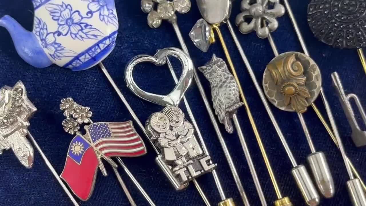 VintageInBloom Vintage Stick Pin - One Piece You Choose