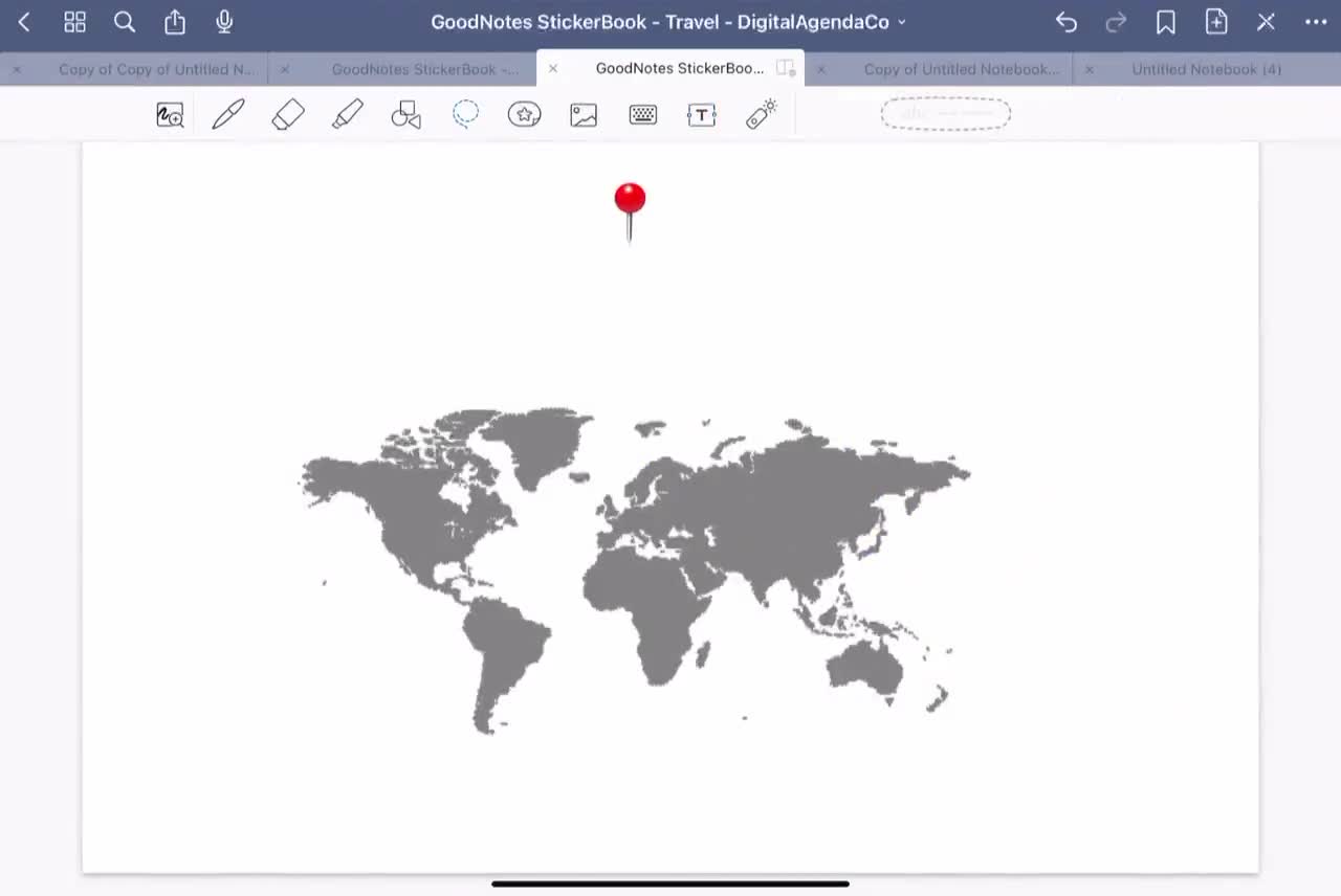 Travel Digital Stickers: 200+ PNGs for Goodnotes (Pre-Cropped) video poster