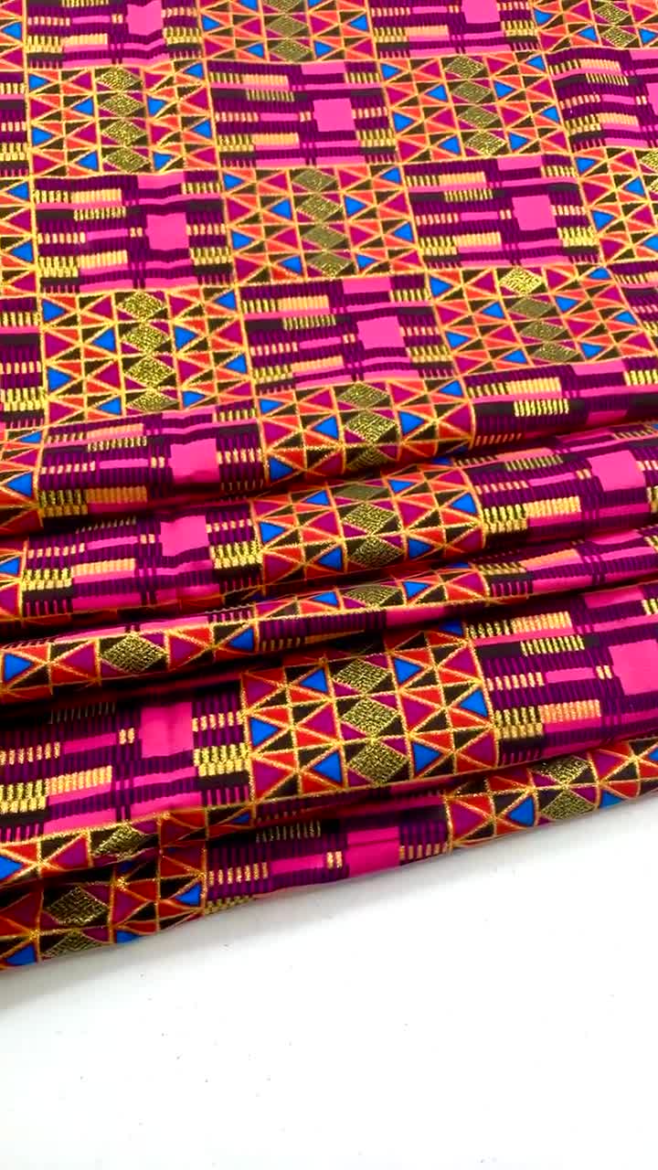 Dru Christine Fabrics & Design Kente /Ankara/African Print Bandanas (kente)