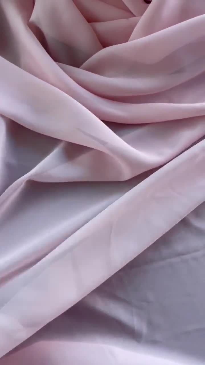 Blush Pink,chiffon Fabric by the Yard,baby Pink Sheer Chiffon Fabric,soft  Fabric,chiffon for Apparel,decorations,curtains-premium Quality 