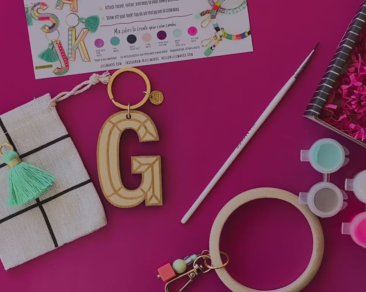 DIY Keychain Painting Kit Craft Kit DIY Kit Jewelry Kit 