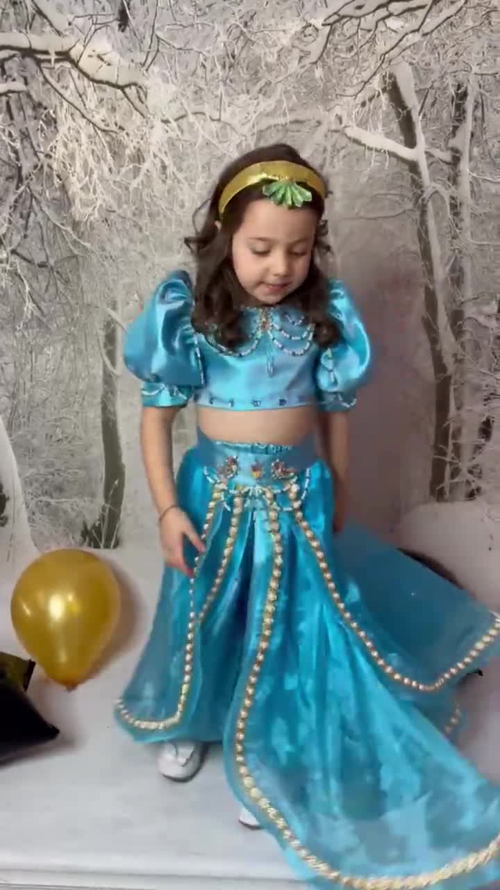 Kids Disney Princess Jasmine Standard Costume Aladdin