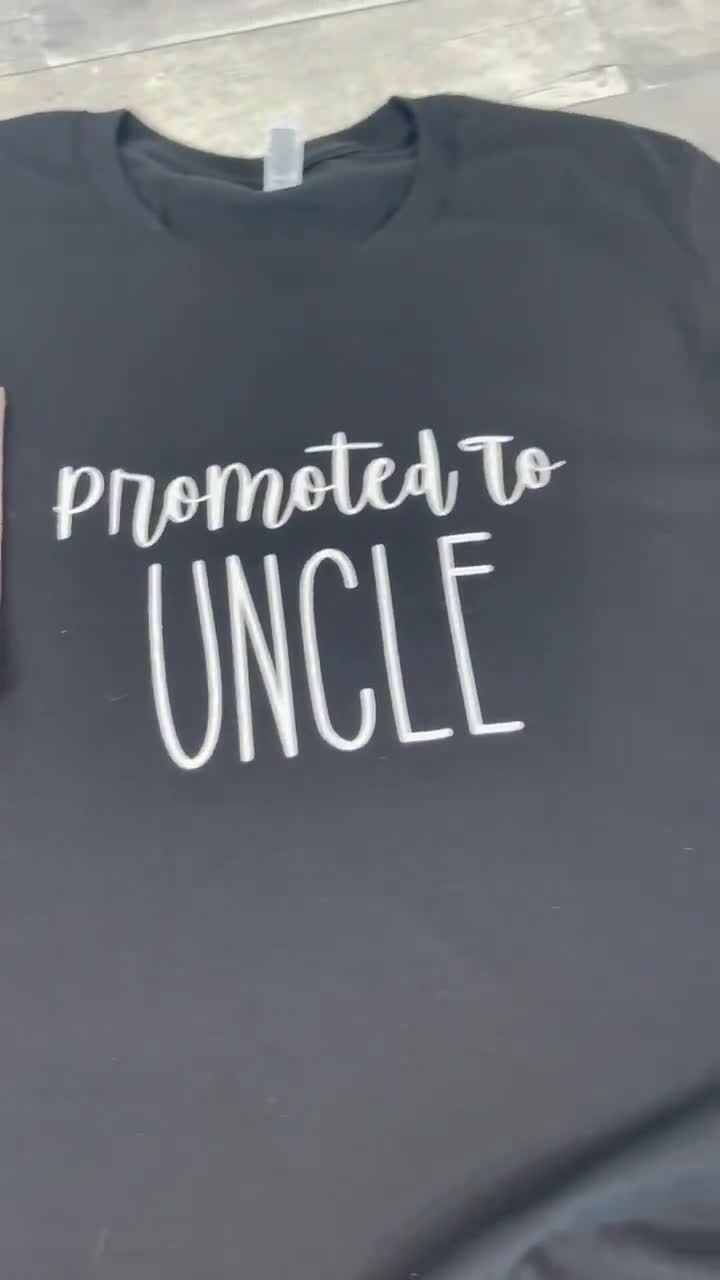 Promoted to Uncle Shirt  Pregnancy T-shirt, Preggy Shirt, Maternity Design  TShirt – SeyerDesigns