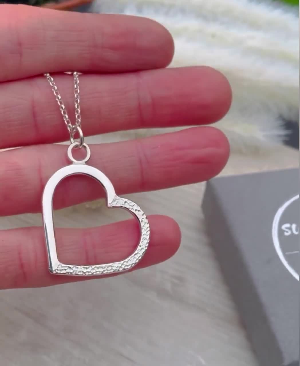 ファッション雑貨・小物その他 +DEINET+ VOLUME HEART NECKLACE IN SILVER KDCYM4XB311 51dqZI4OKsL.jpg