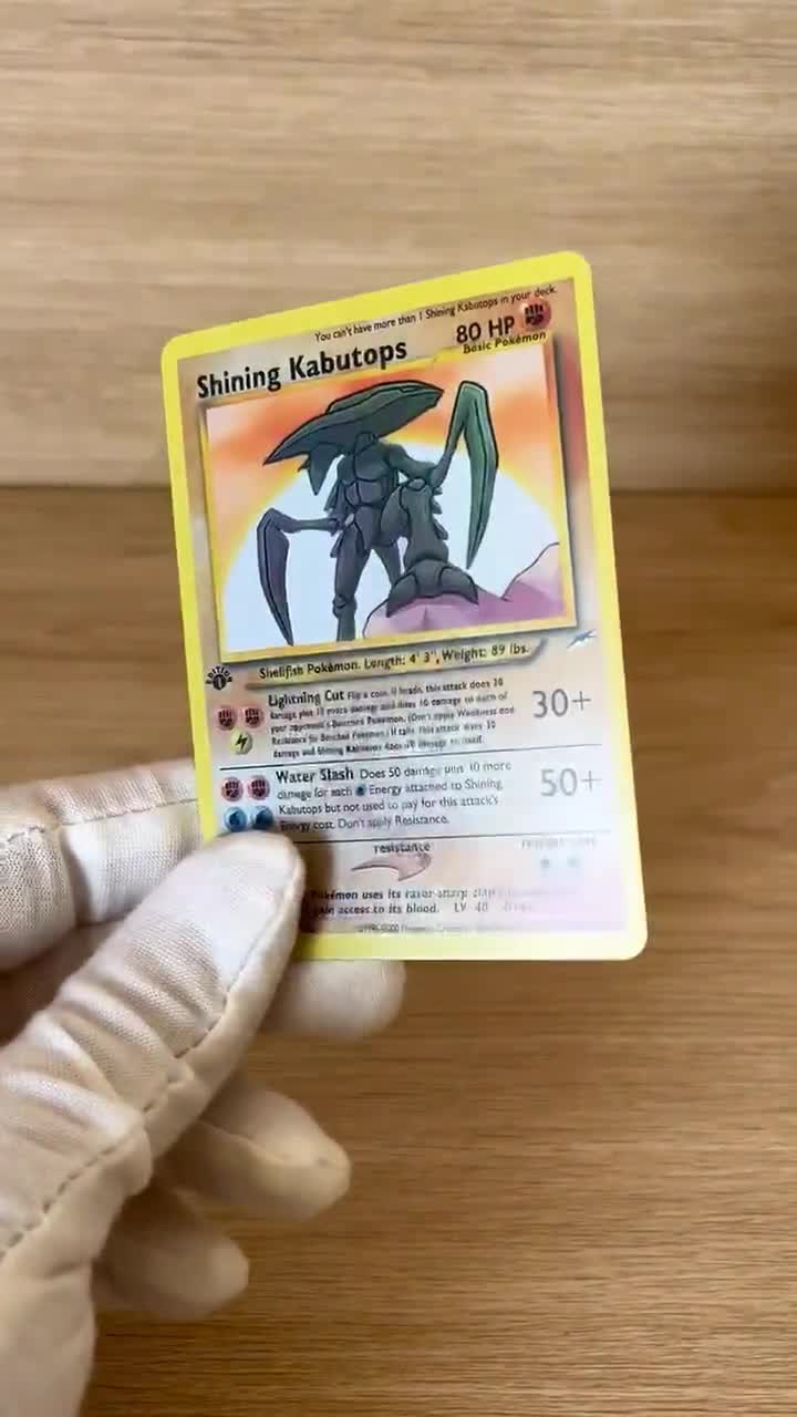 LPMP Shining Kabutops Secret Rare outlet Neo Holo