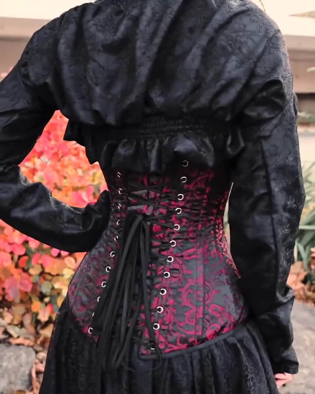 Gaslight Mystique Victorian Dickens Faire Gothic Corset Full Costume