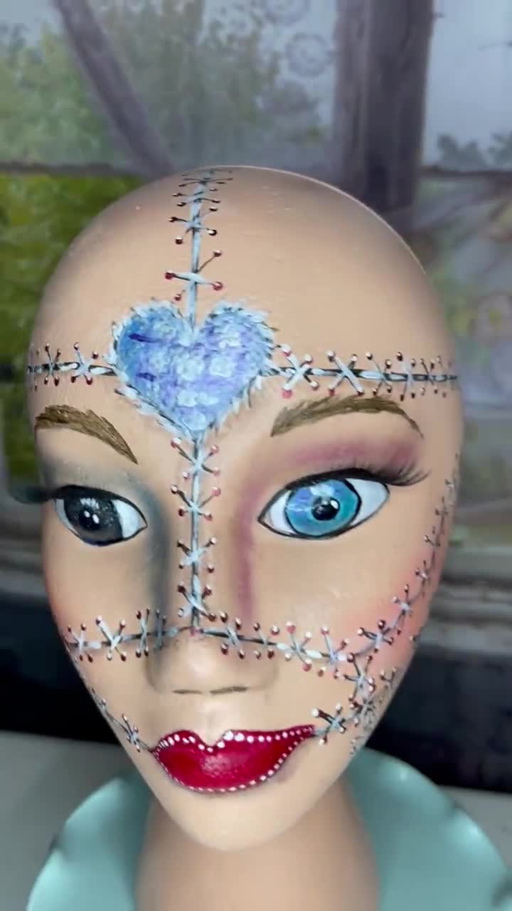 Halloween Mannequin Head Hand Painted Styrofoam Head Wig -  Norway