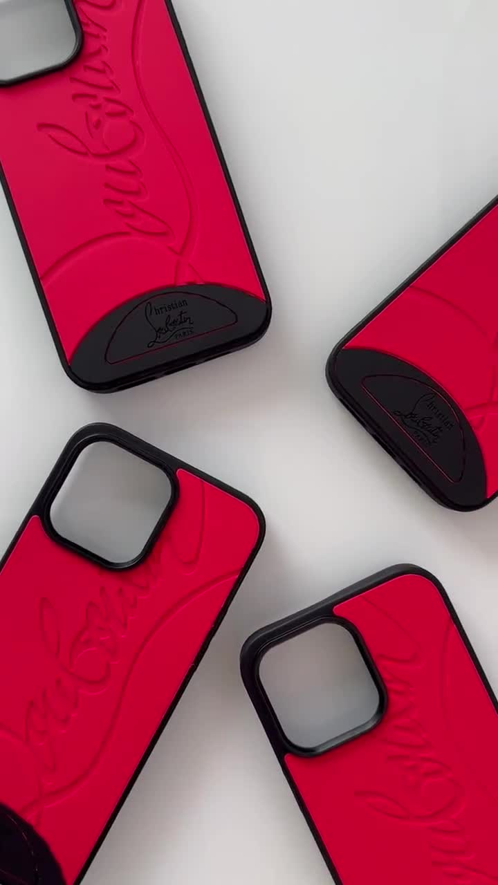 Luxury red bottom iPhone case