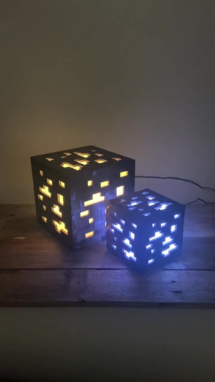 Construye una lámpara inspirada en la mena de diamante de Minecraft – NeoTeo
