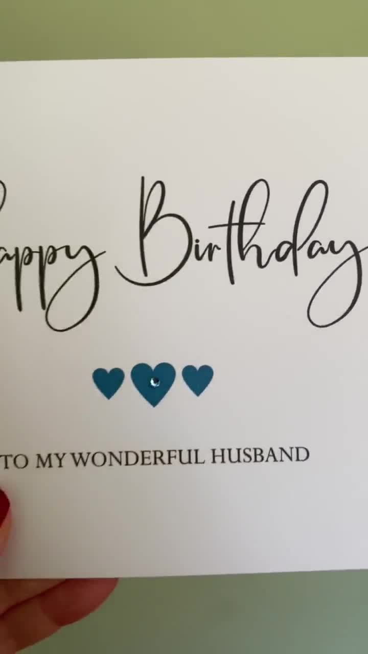 Tarjeta de cumpleaños de hijo con detalle de corazón azul, tarjeta para  nuestro hijo, tarjeta de cumpleaños de hijo maravilloso, tarjeta de hijo  muy especial, tarjeta para yerno