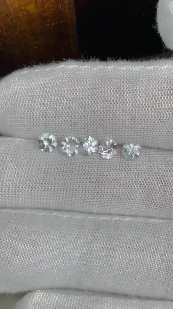 3 Steine Ring Oval Und Rundschliff Ceylon Saphir & Diamant 5 Karat Neu