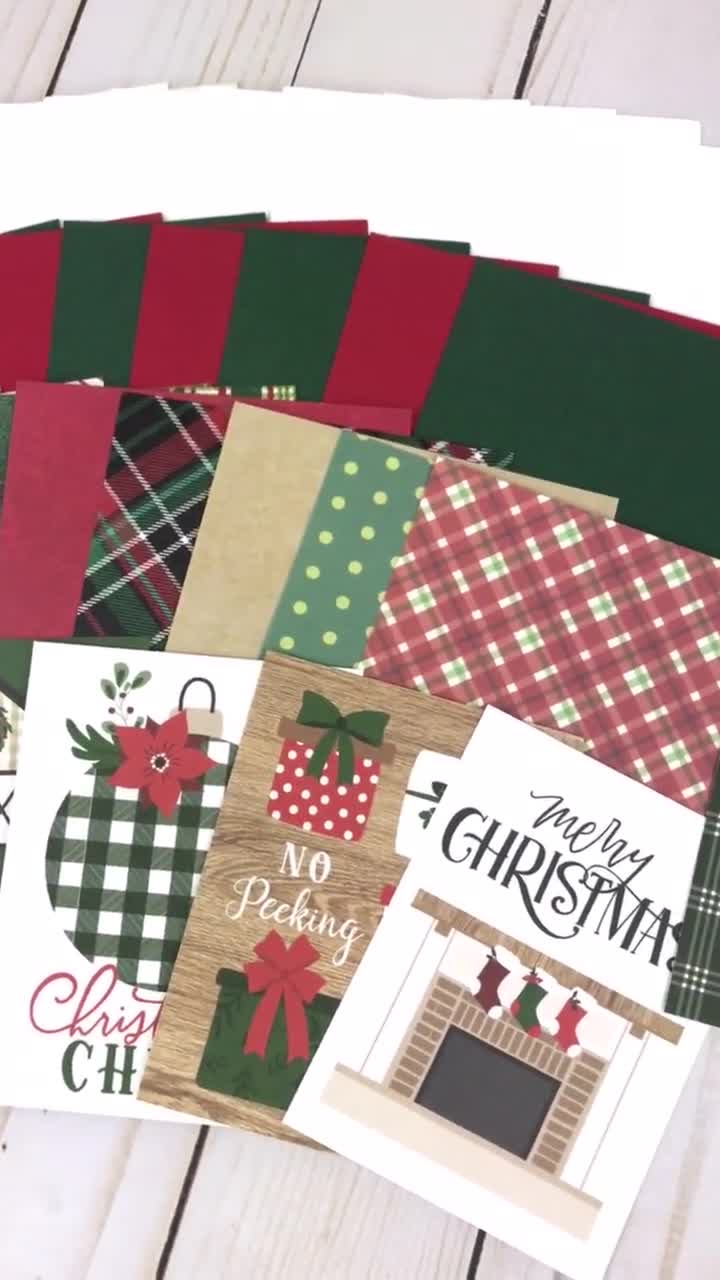Christmas Card Making Kit, Christmas Cards DIY, Christmas Crafts