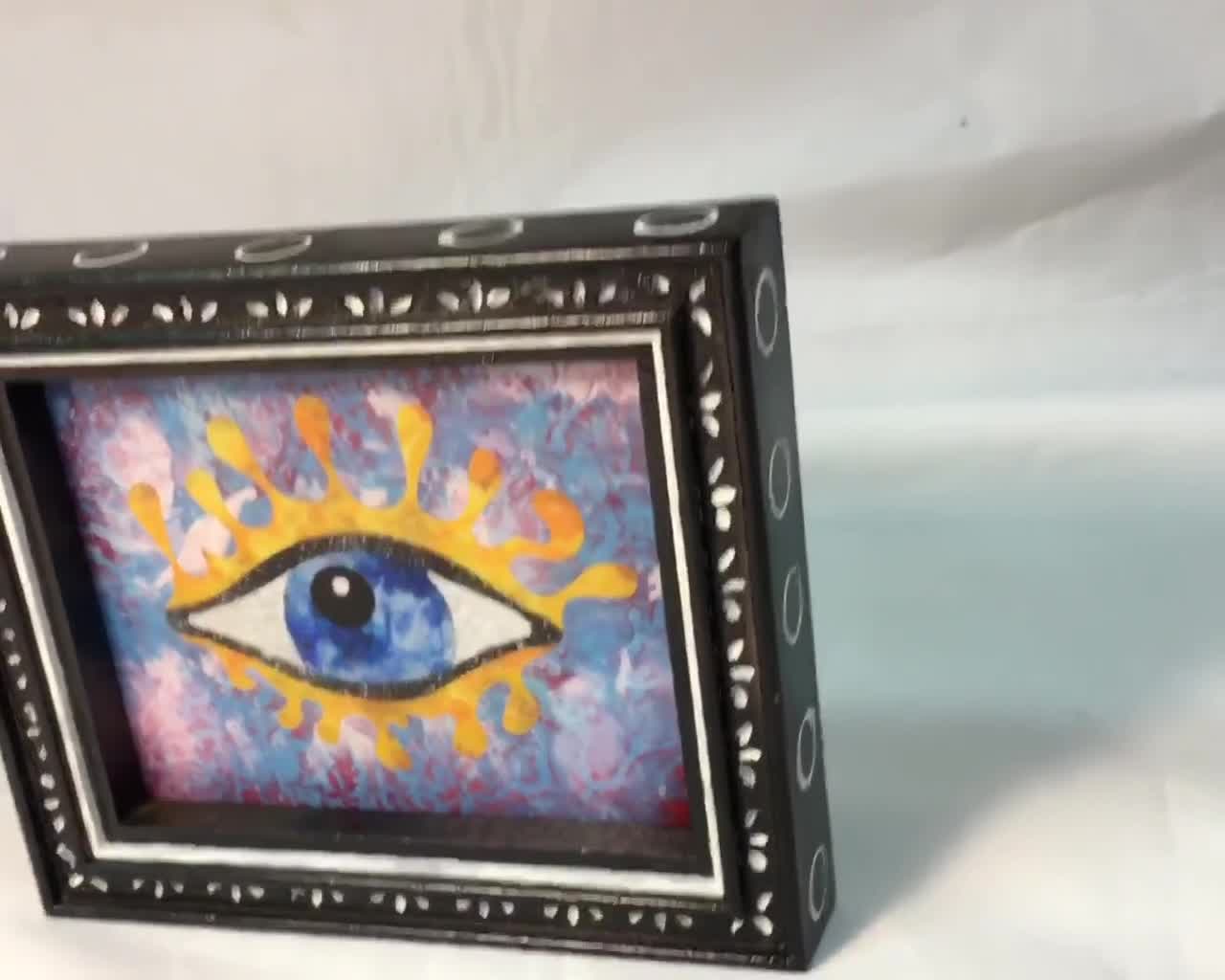 All Seeing store Eye Acid Glass Painting