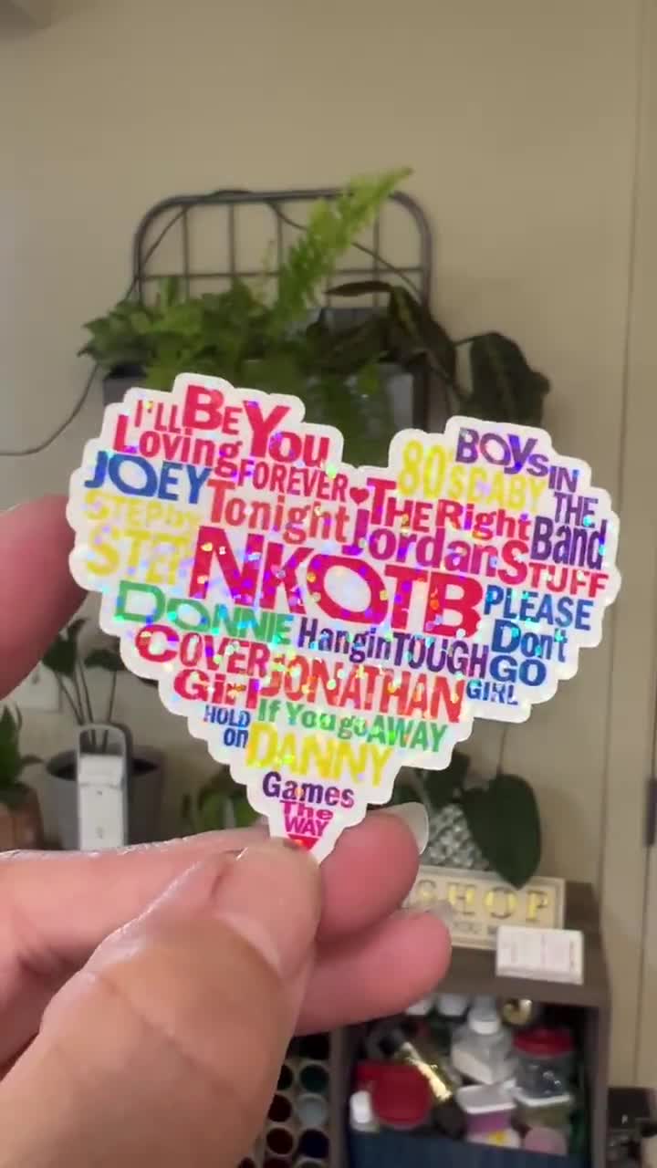 Glitter Pens New Kids on the Block NKOTB 