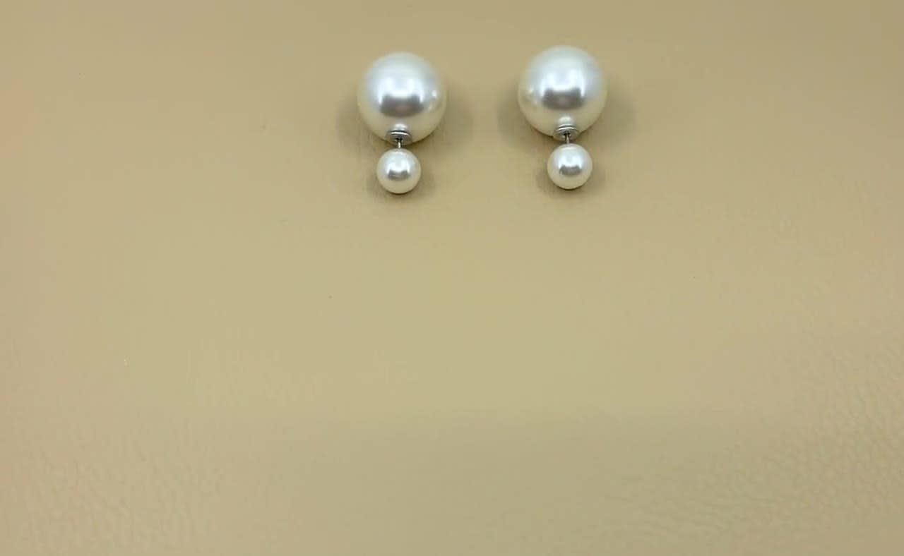Gold Double Sided Earrings,metallic Golden Stud Earring,bubble Earring,golden  Colour Earring,ear Jacket, - Etsy Canada