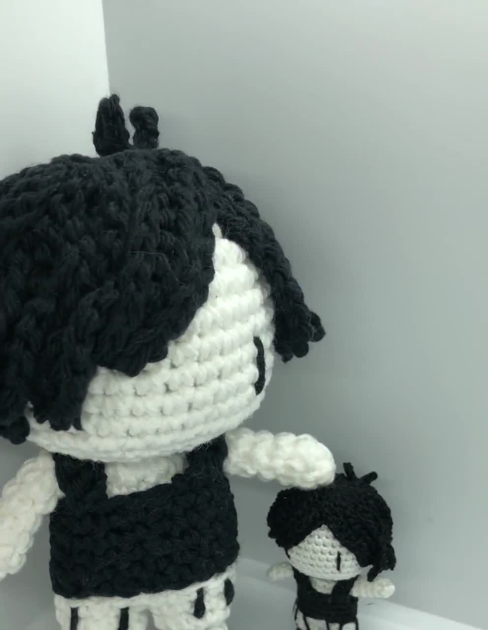 Omori and Basil Dream Form Amigurumi Plush Keychain Inspired 